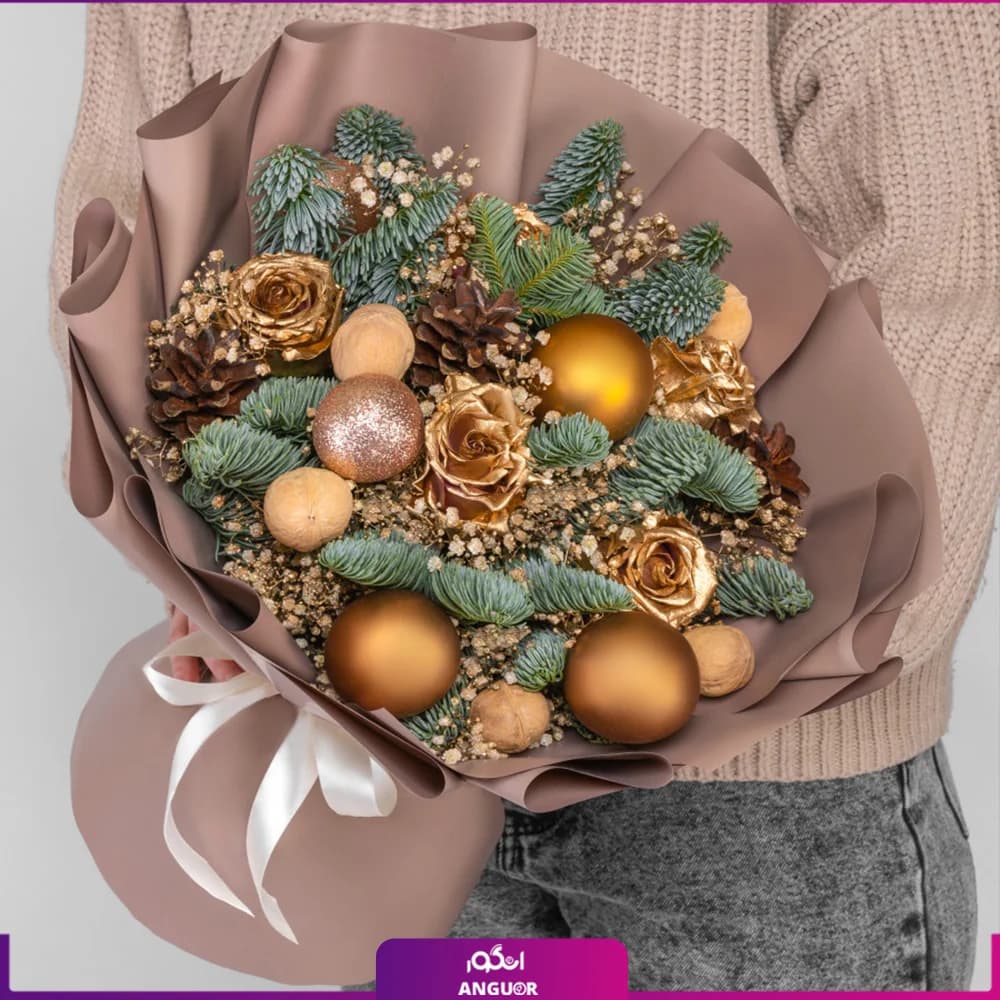 دسته گل کریسمس شاد (سال نو میلادی) — تصویر ۲