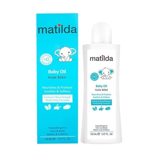 روغن مرطوب‌کننده و نرم‌کننده پوست کودک ماتیلدا 150 میلی‌لیتر matilda — تصویر ۲