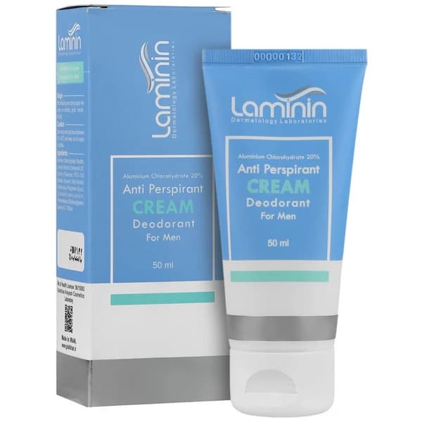 کرم ضد تعریق دئودرانت مخصوص آقایان لامینین 50 میلی لیتر Laminin — تصویر ۲