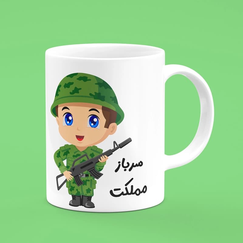 ماگ سرباز(طرح1)