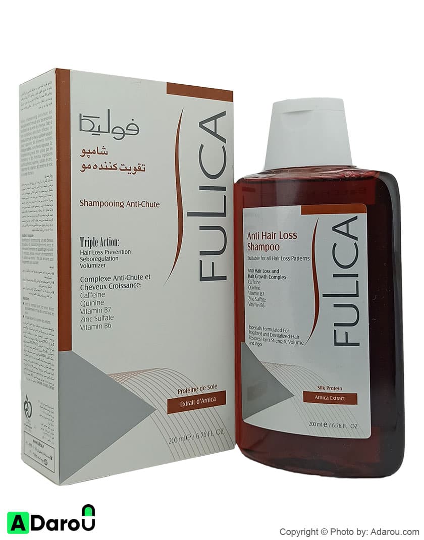 شامپو تقویت کننده و ضد ریزش فولیکا 200 میلی‌لیتر Fulica — تصویر ۲