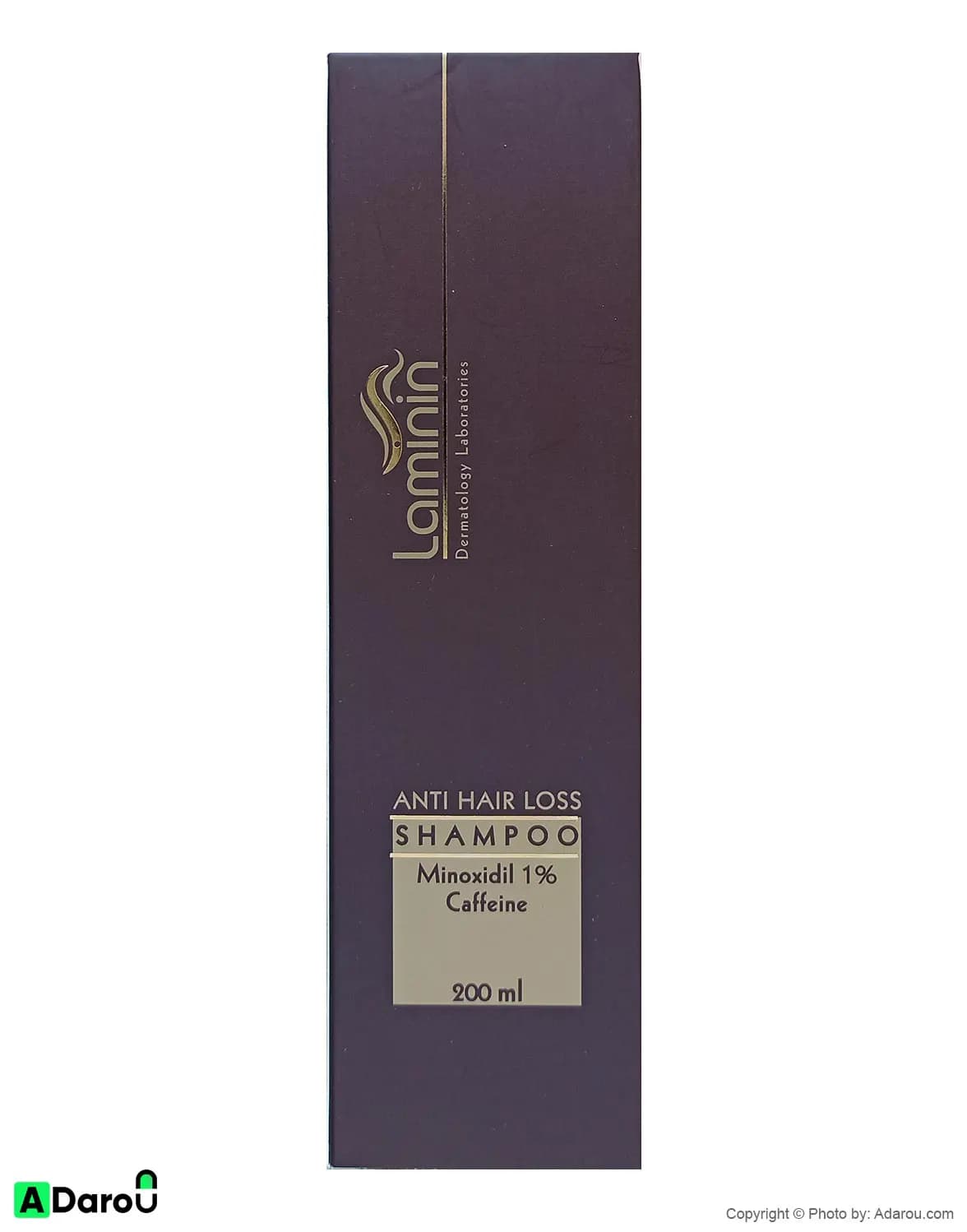 شامپو ضد ریزش و تقویت کننده کافئین ماینوکسیدیل 1% لامینین 200 میلی لیتر Laminin — تصویر ۴