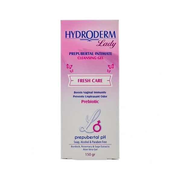 ژل بهداشتی دوشیزگان فرش کر هیدرودرم 150 میلی گرم Hydroderm