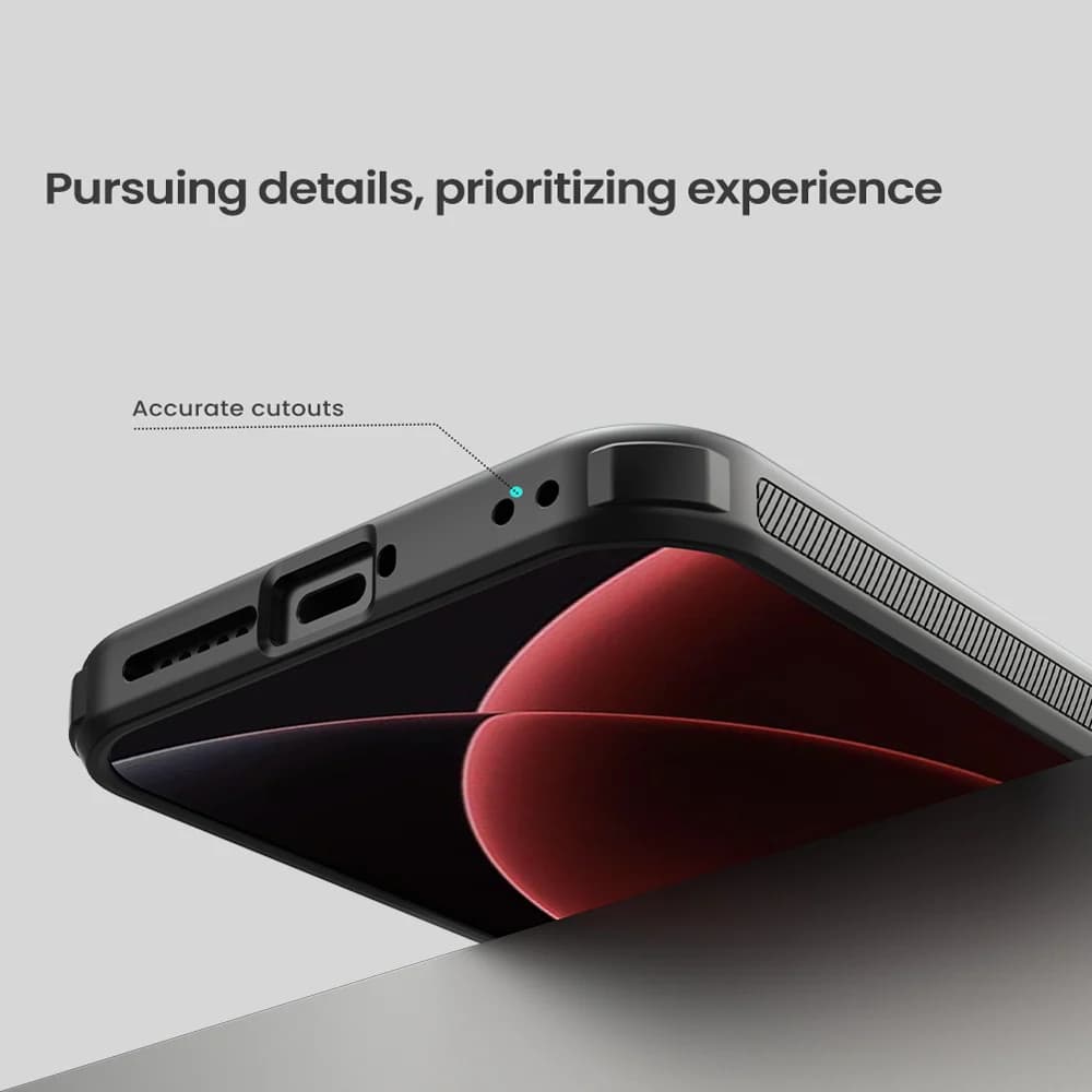 قاب ضدضربه دودی Xiaomi 17 Ultra مارک نیلکین مدل Super Frosted Shield Pro Clear — تصویر ۵