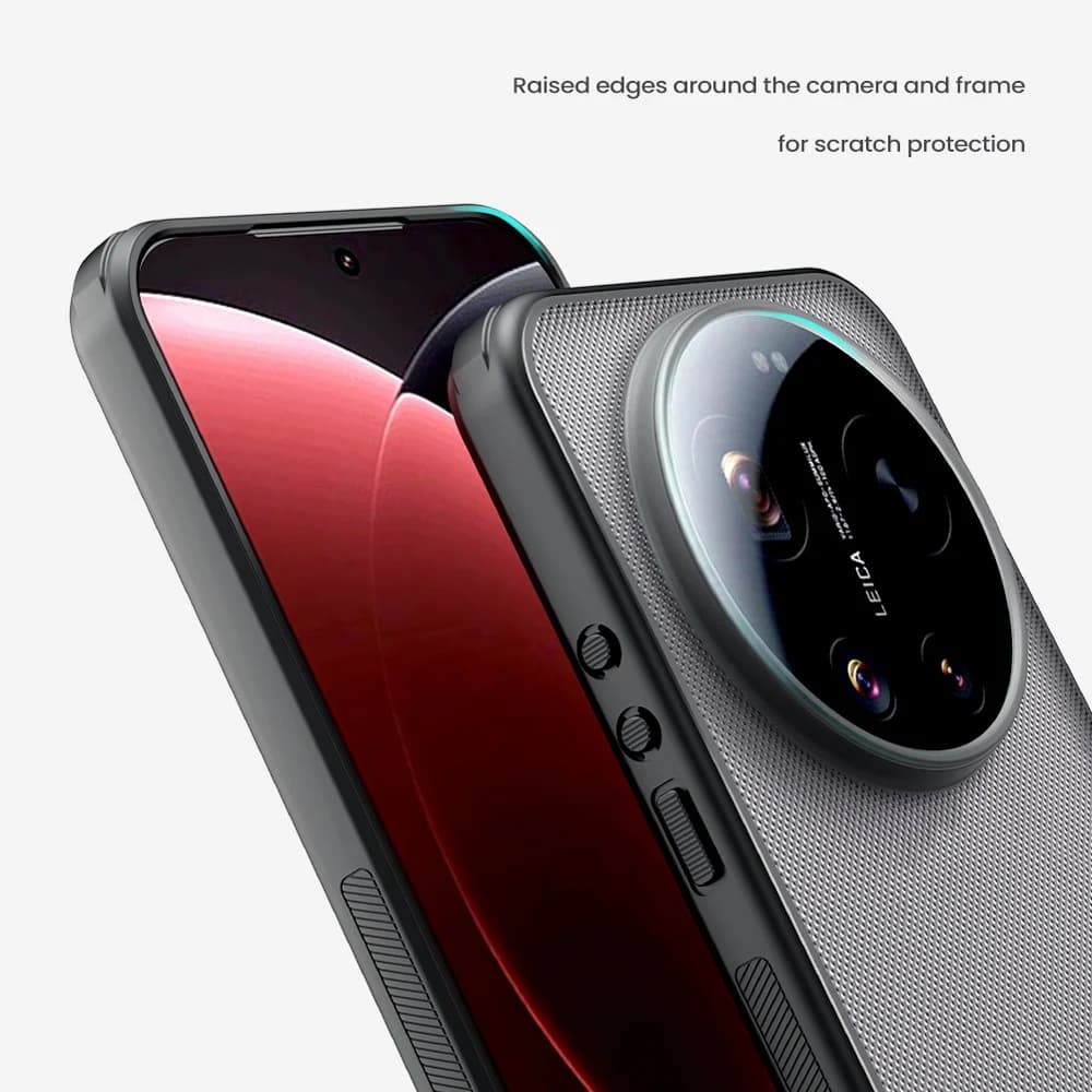 قاب ضدضربه دودی Xiaomi 17 Ultra مارک نیلکین مدل Super Frosted Shield Pro Clear — تصویر ۶