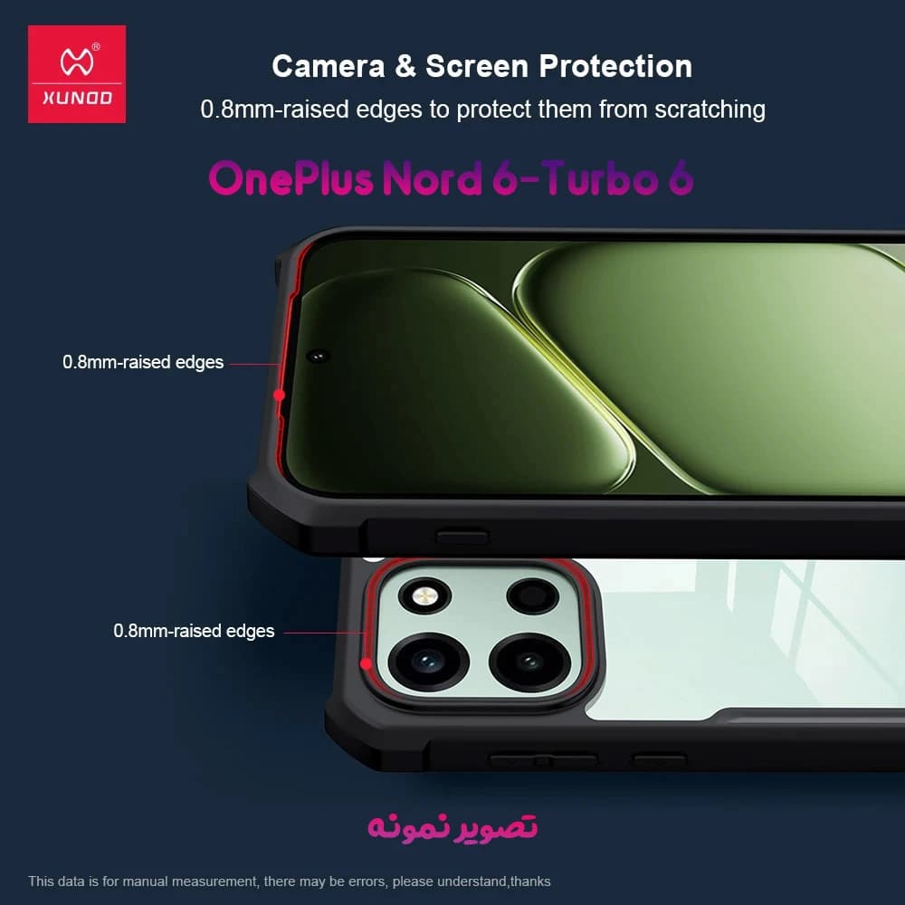 کریستال شیلد شفاف OnePlus Turbo 6 مارک XUNDD سری Beatle — تصویر ۶