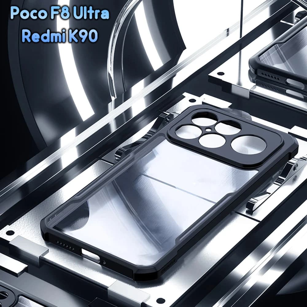 کریستال شیلد شفاف Poco F8 Ultra مارک XUNDD سری Beatle — تصویر ۴