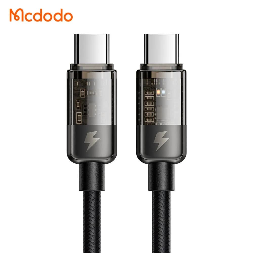 کابل شارژ هوشمند 100 وات 5 آمپر Type-C به Type-C طول 1.8 متر برند مک دودو مدل Mcdodo CA-2841 — تصویر ۳