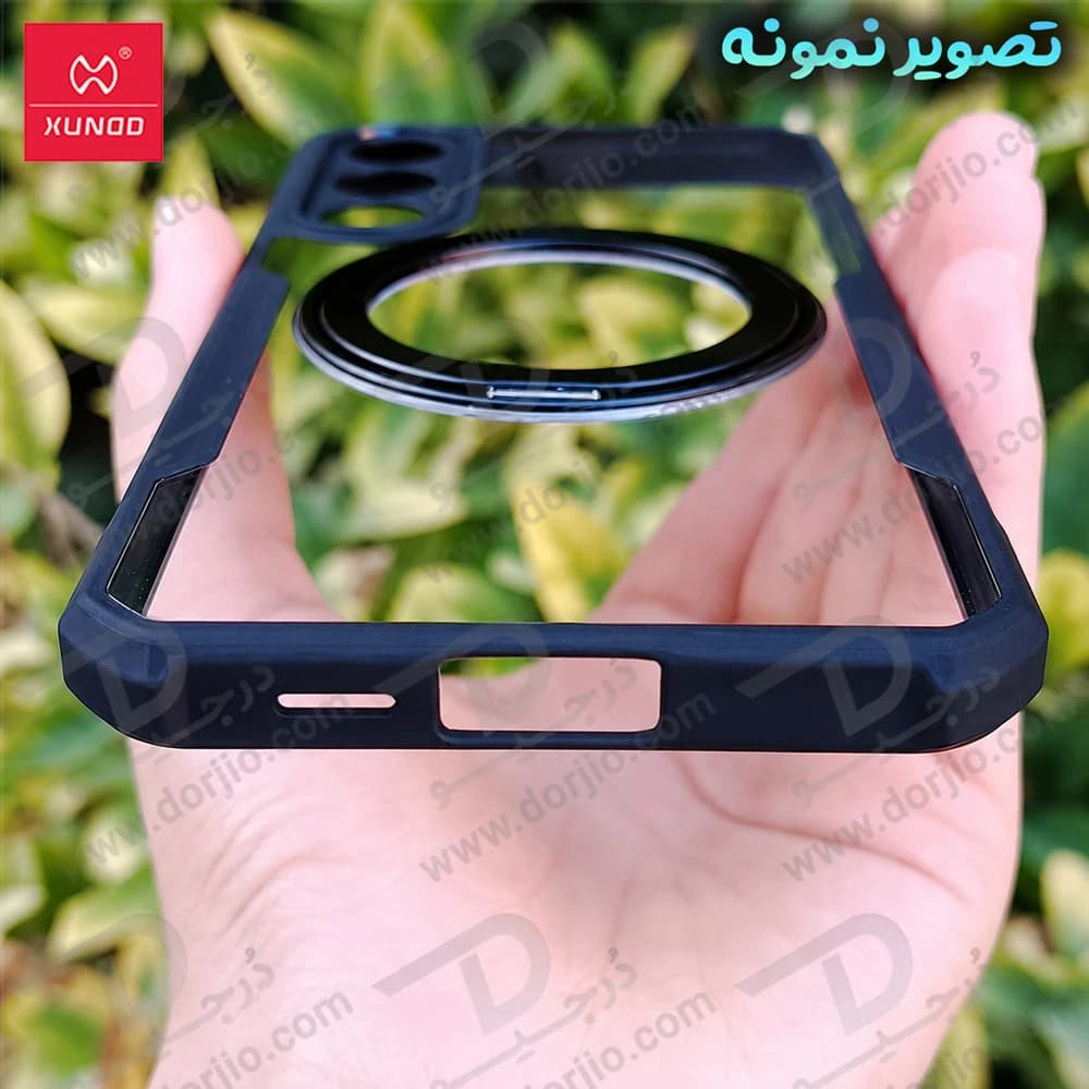 گارد شفاف رینگ استند 360 درجه مگ سیف Galaxy S26 مارک XUNDD سری Beatle Rotatable — تصویر ۷