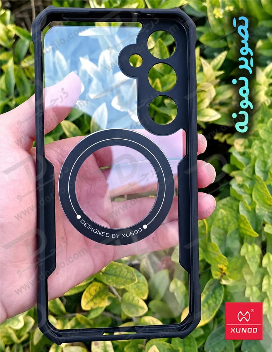گارد شفاف رینگ استند 360 درجه مگ سیف Galaxy S26 مارک XUNDD سری Beatle Rotatable — تصویر ۸