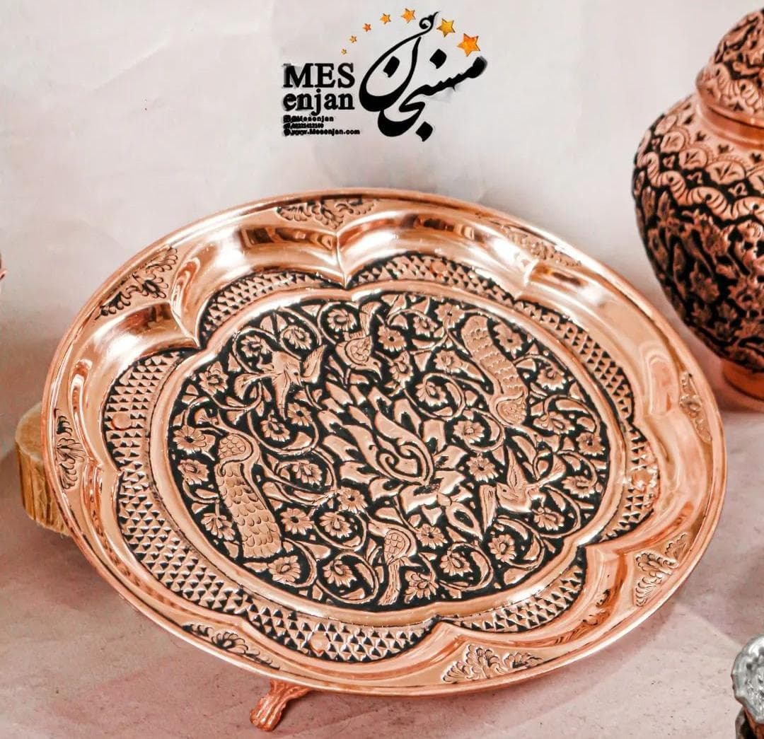 دیس سیاه قلم پایه دار — تصویر ۴