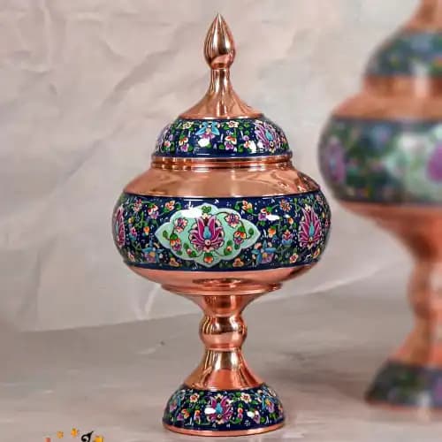 شکلات خوری درب دار مس پرداز — تصویر ۳