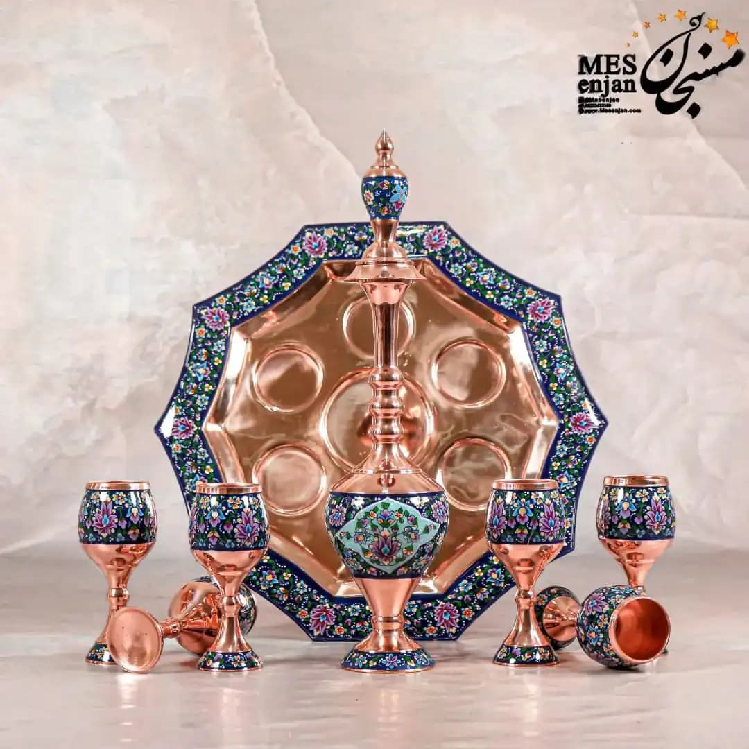 سرویس شربت خوری مس پرداز — تصویر ۲
