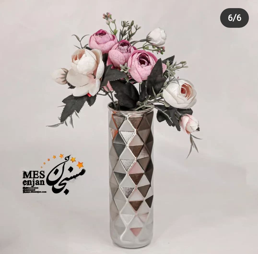 گلدان سه بعدی کروم