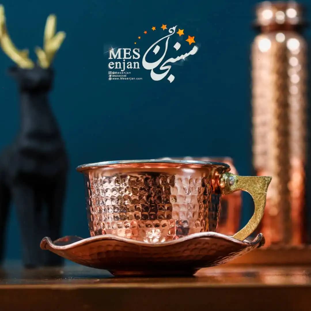 فنجان نعلبکی نیلوفری — تصویر ۲