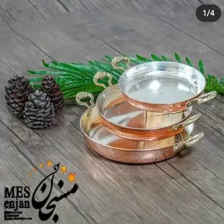 ماهیتابه دسته برنجی — تصویر ۲