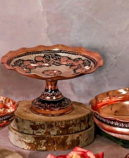 شیرینی خوری نقره کوب الماس