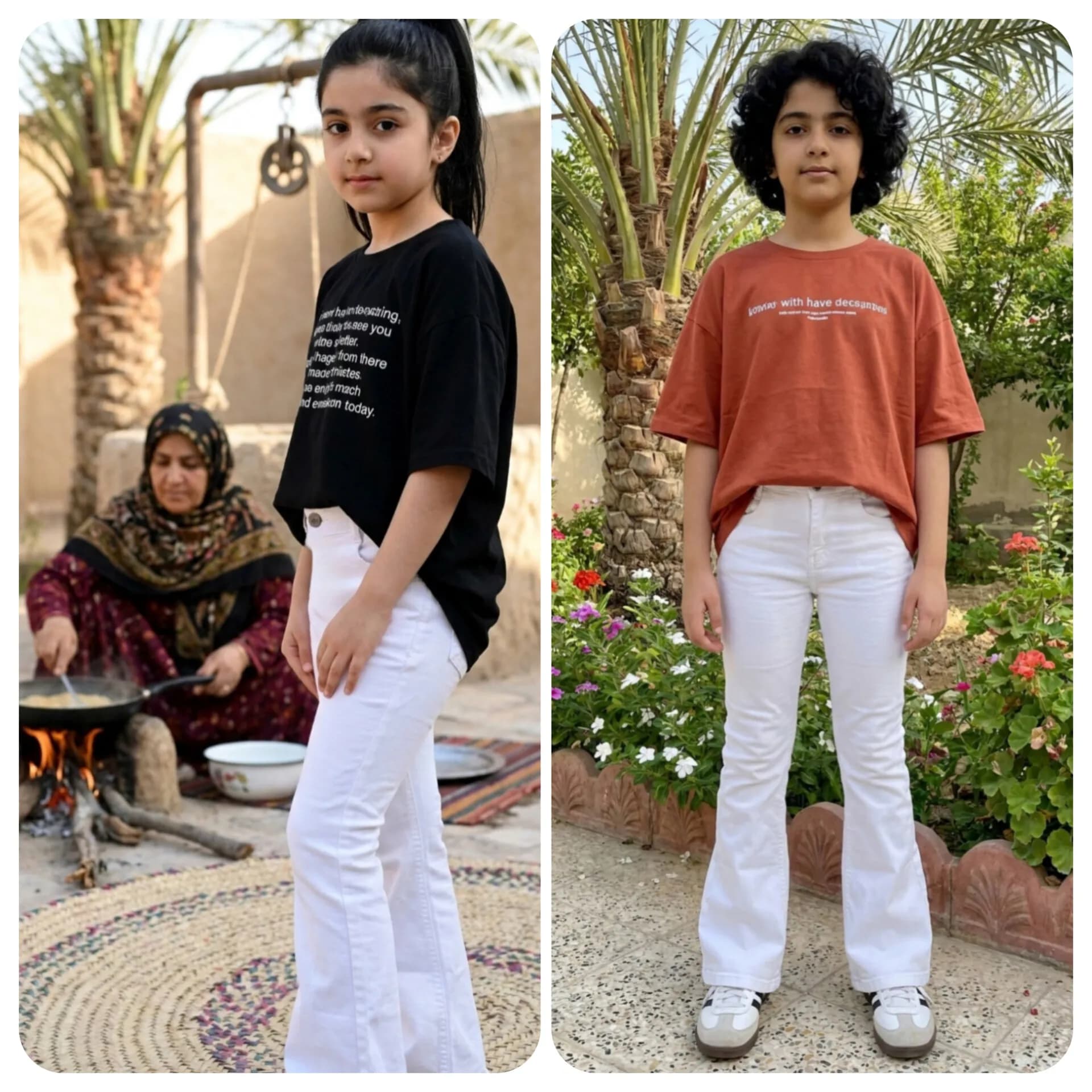 شلوار جین بوتکات دخترانه رنگ سفید کد PIC994 — تصویر ۵