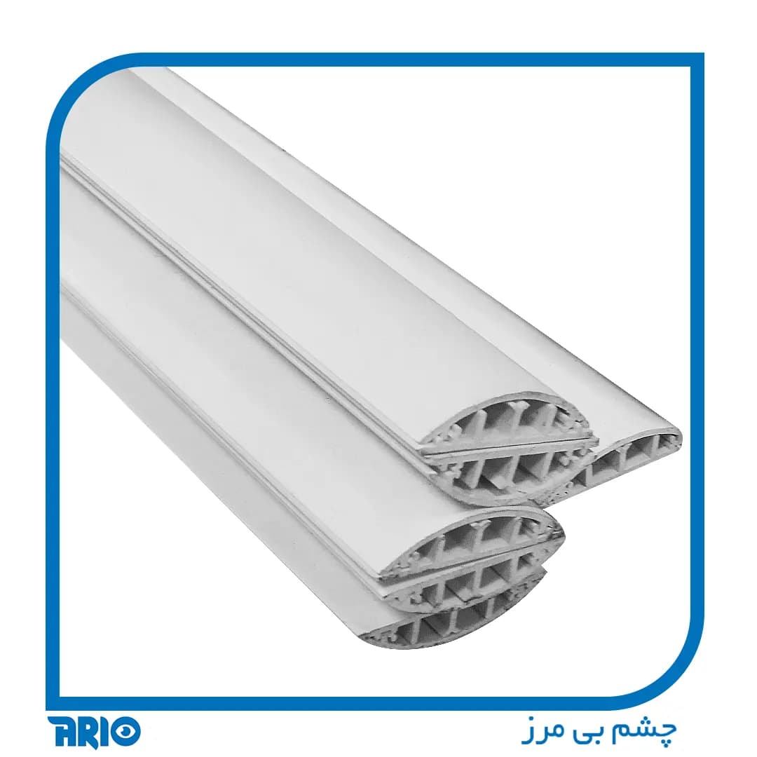 داکت کف خواب ساده سفید 5 سانتی متر — تصویر ۲