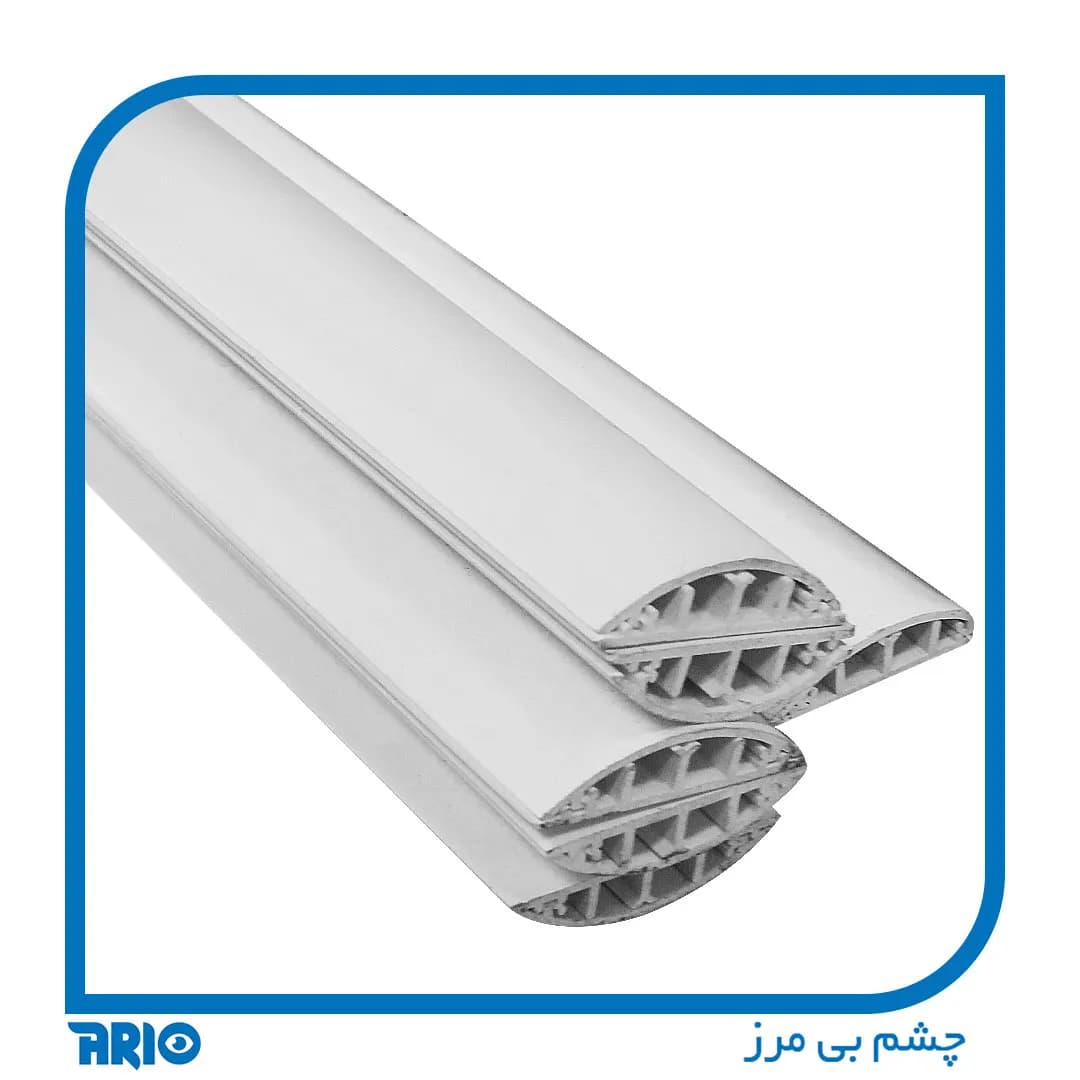 داکت کف خواب ساده سفید 9 سانتی متر