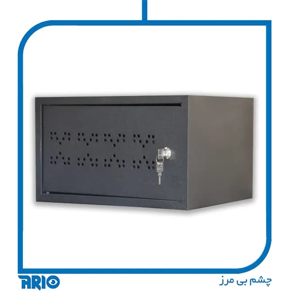 رک دیواری 4 یونیت مشکی — تصویر ۳