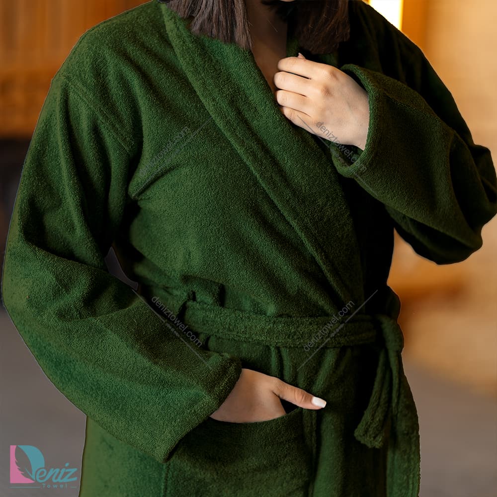 تن پوش ساده soft رنگ زیتونی تیره — تصویر ۵