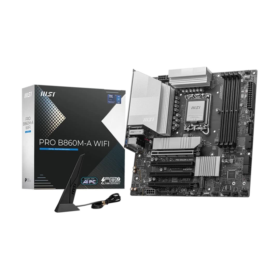 مادربرد ام اس آی مدل PRO B860M-A Wifi