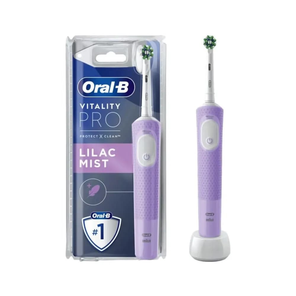 مسواک برقی اورال بی سه حالت رنگ بنفشOral-B VITALITY PRO — تصویر ۴