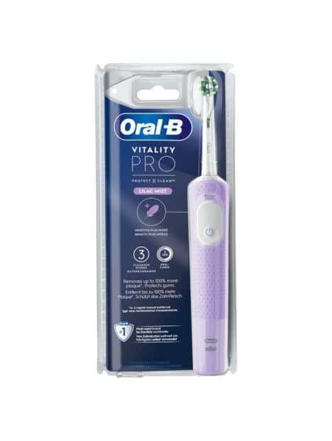 مسواک برقی اورال بی سه حالت رنگ بنفشOral-B VITALITY PRO — تصویر ۲