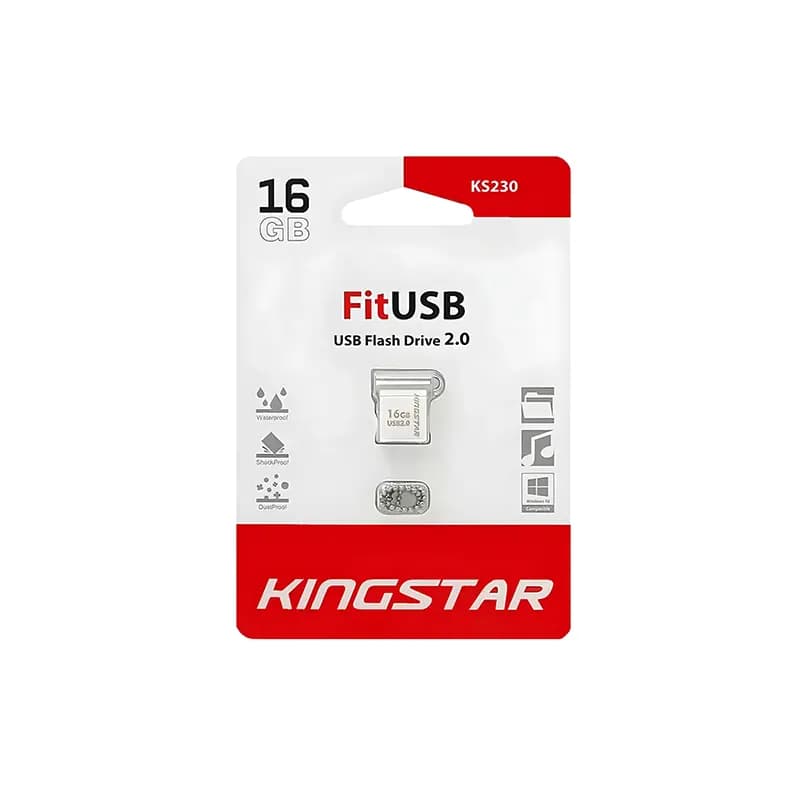 فلش مموری 16 گیگ کینگ استار KingStar Fit KS230 USB2.0 — تصویر ۹