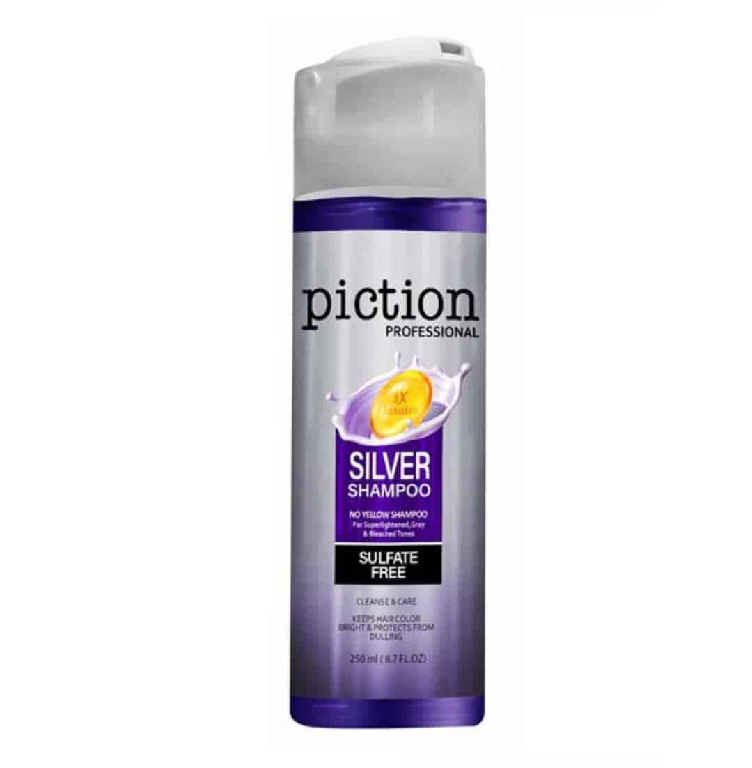 شامپو ضد زردی پیکشن موهای رنگ شده حجم250میلPiction SILVER SHAMPOO