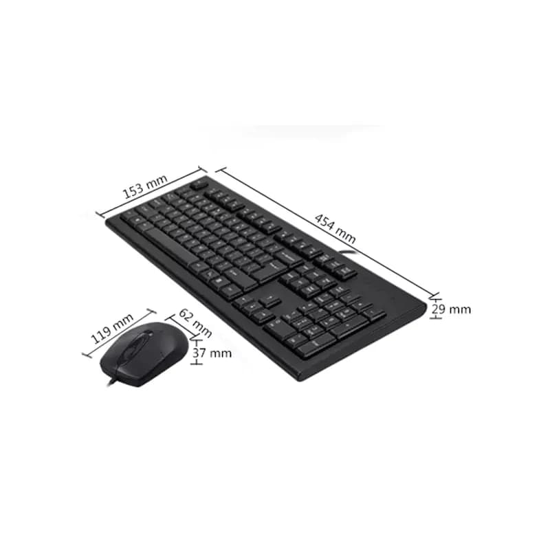 ماوس و کیبورد باسیم ای فورتک مدل A4TECH KRS-8572 — تصویر ۷