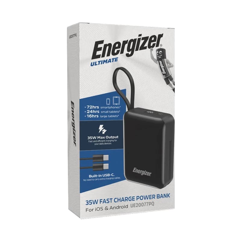 پاوربانک انرجایزر ظرفیت 20000 میلی آمپر مدل Energizer UE20077PQ 35W — تصویر ۹