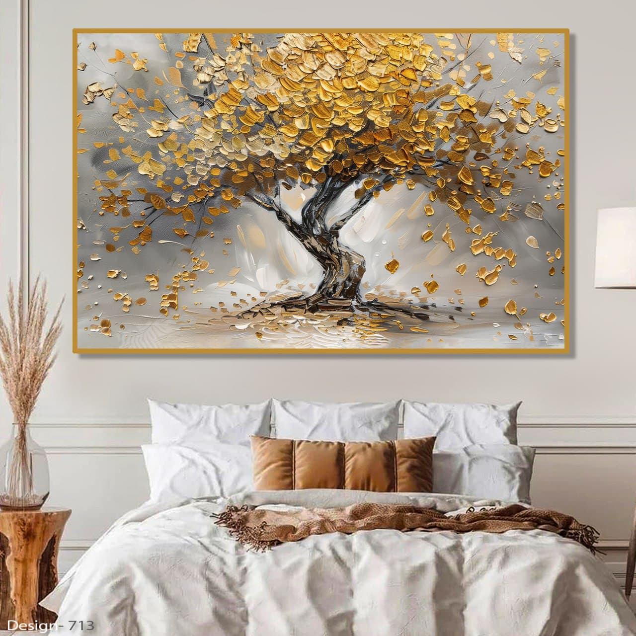 تابلو طرح درخت برای اتاق خواب