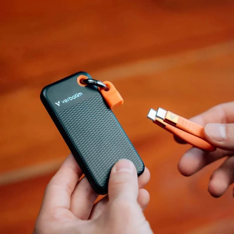حافظه SSD اکسترنال ورباتیم مدل VERBATIM Pocket 1TB – خاکستری — تصویر ۵