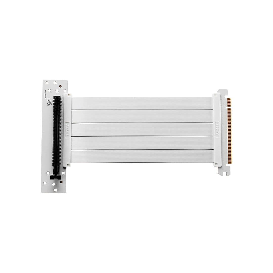 کابل رایزر کارت گرافیک ام اس آی PCI-E 4.0 X16 White