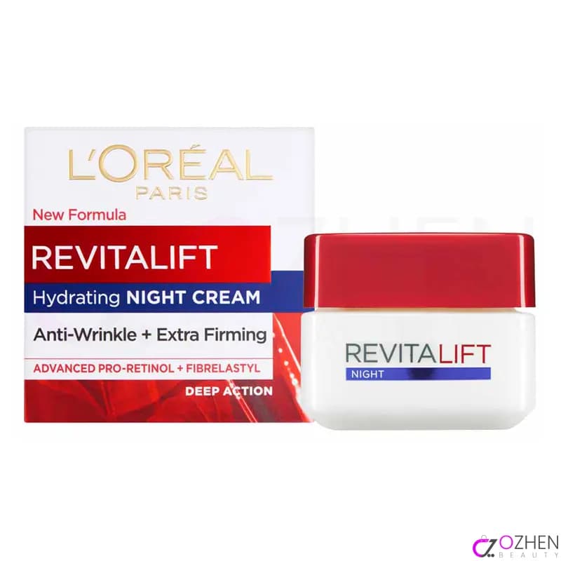 کرم آبرسان و ضد چروک شب لورال50میلLOREAL REVITALIFT — تصویر ۹