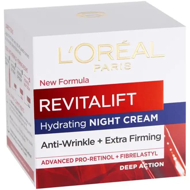 کرم آبرسان و ضد چروک شب لورال50میلLOREAL REVITALIFT — تصویر ۴
