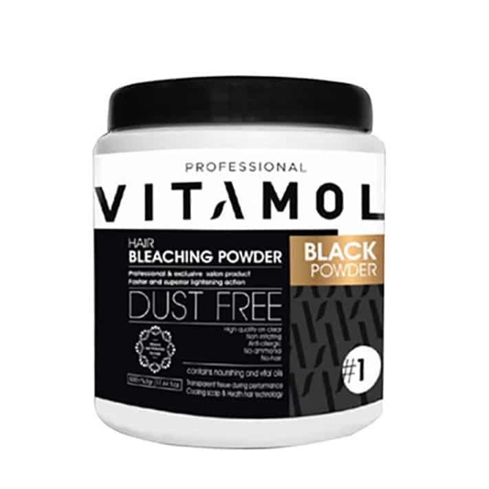 پودر دکلره ویتامول مدل بلک پاور500گرمVITAMOL BLACK POWDER
