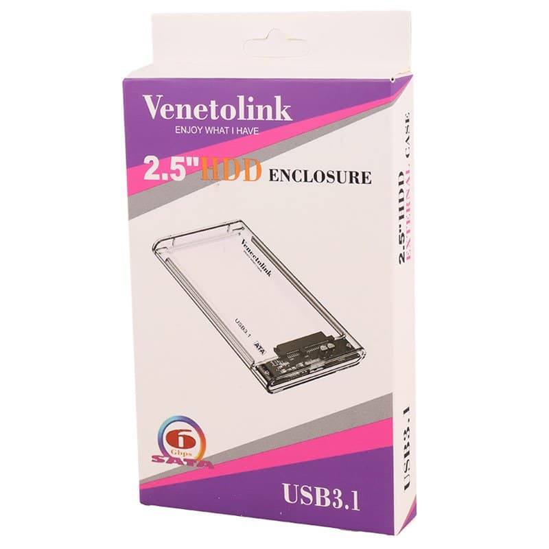 باکس هارد 2.5 اینچی HDD/SSD ونتولینک — تصویر ۵