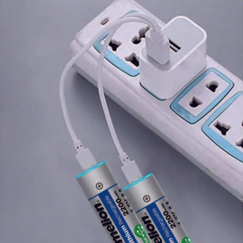 باتری دوتایی قلمی شارژی Camelion UB-AA2200-PBH2 AA 2200mAh — تصویر ۷