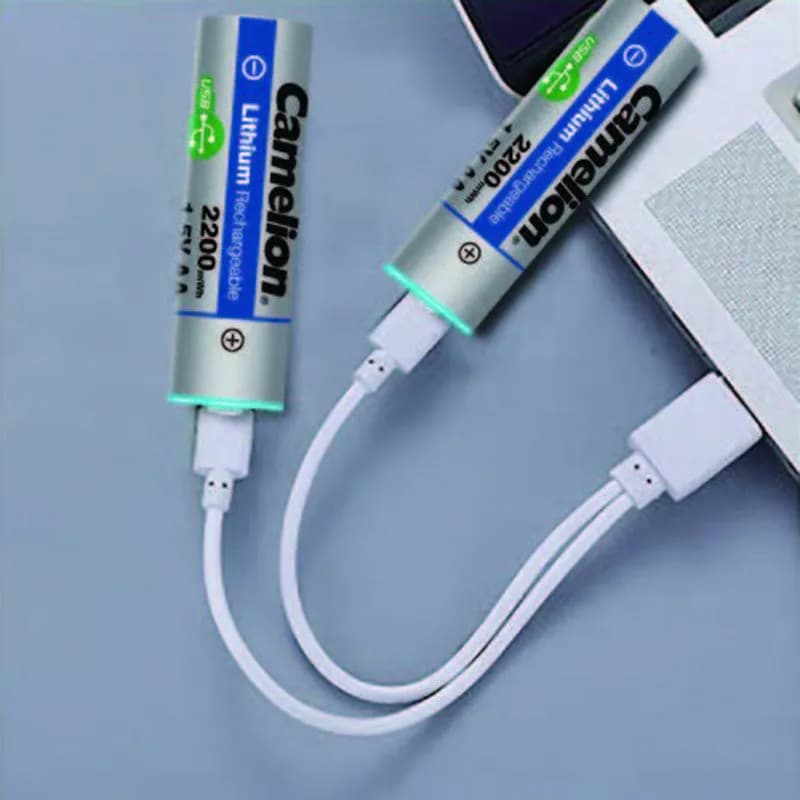 باتری دوتایی قلمی شارژی Camelion UB-AA2200-PBH2 AA 2200mAh — تصویر ۸
