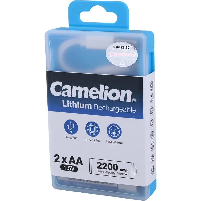 باتری دوتایی قلمی شارژی Camelion UB-AA2200-PBH2 AA 2200mAh — تصویر ۵