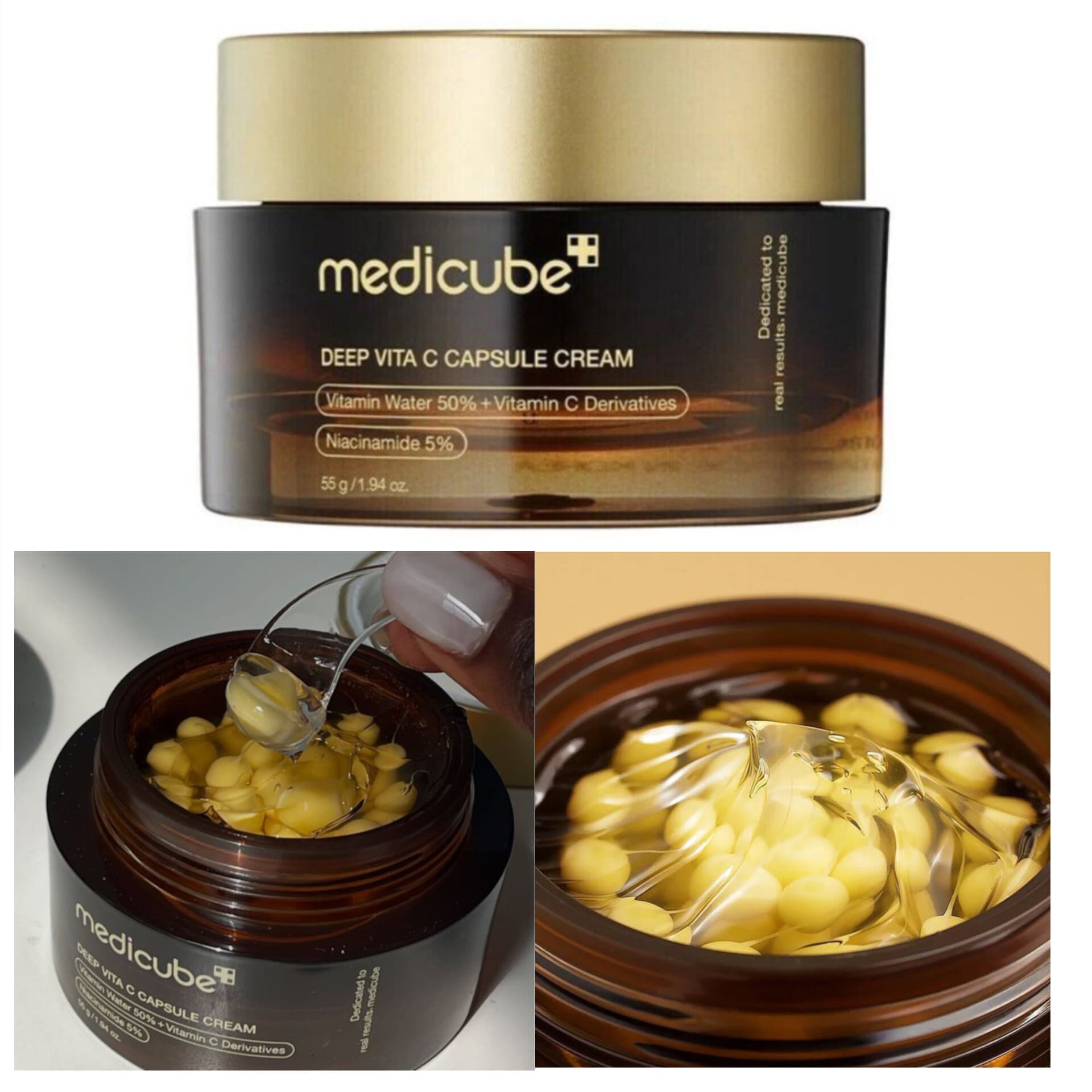 کرم ویتامین C مدیکیوب مدل Deep Vita C Capsule Cream — تصویر ۲