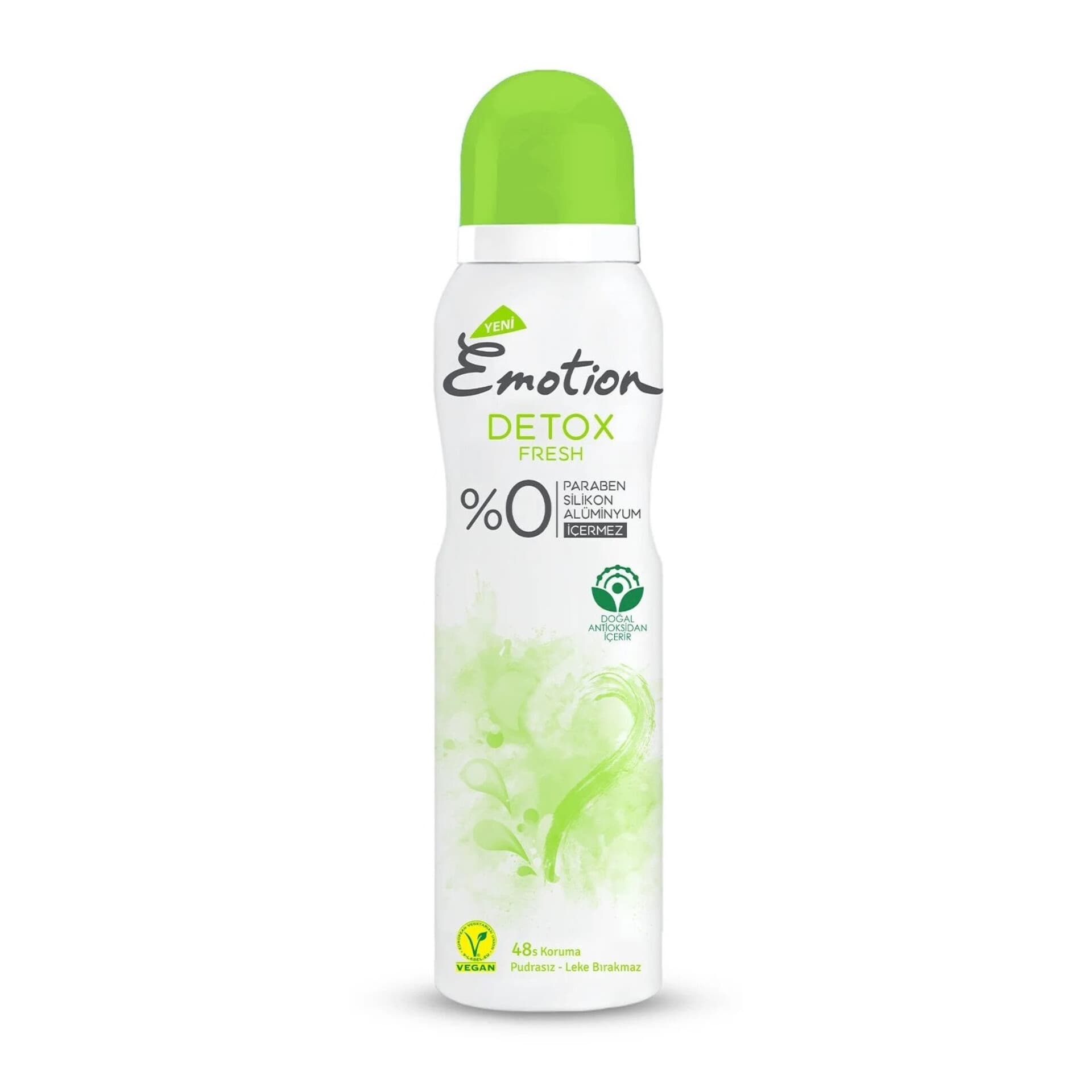 اسپری دئودورانت ایموشن سبز مدل Detox Fresh