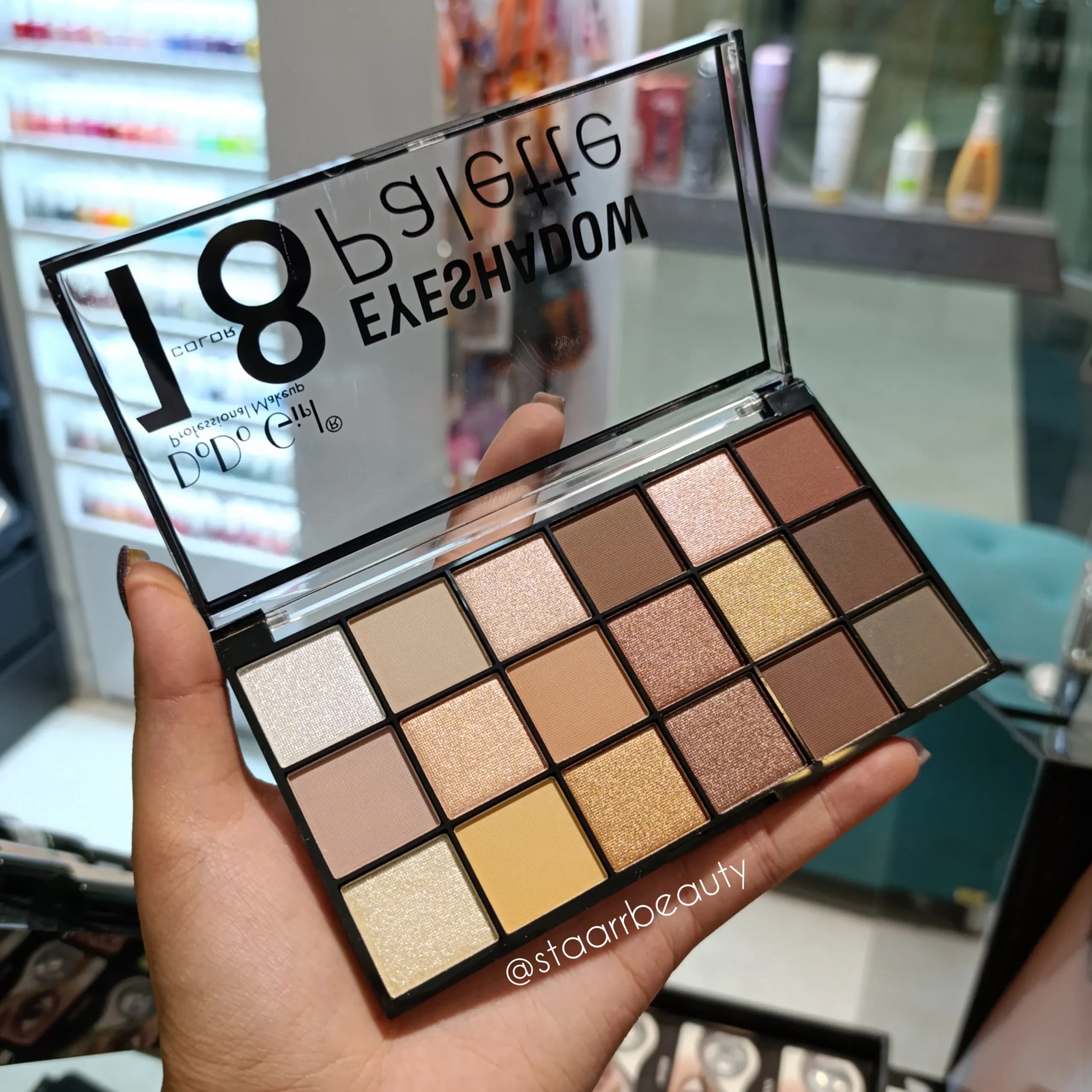 پالت سایه چشم 18 رنگ دودوگرل 01 — تصویر ۵