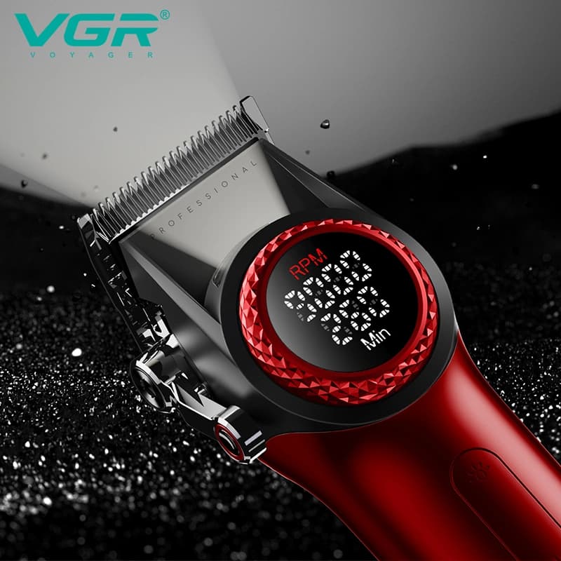 ماشین اصلاح سر و صورت وی جی آر مدل V-001 (قرمز) — تصویر ۱۲