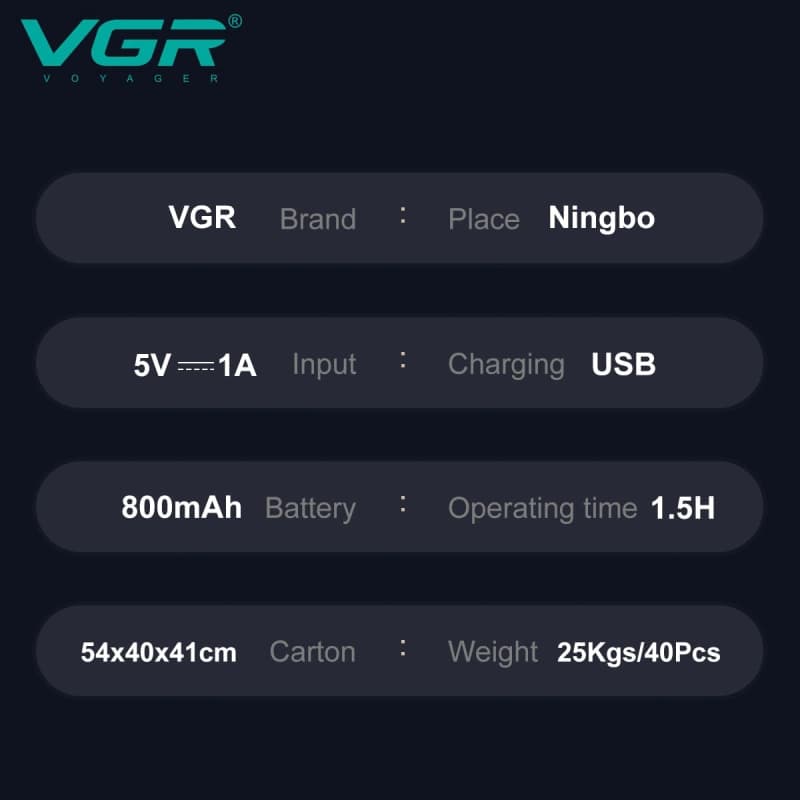 شیور غلتکی وی جی آر مدل V-337 — تصویر ۶