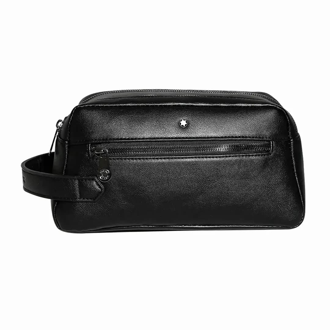 کیف دستی چرمی دو زیپ Mont Blanc مدل MB30448-Plus — تصویر ۳