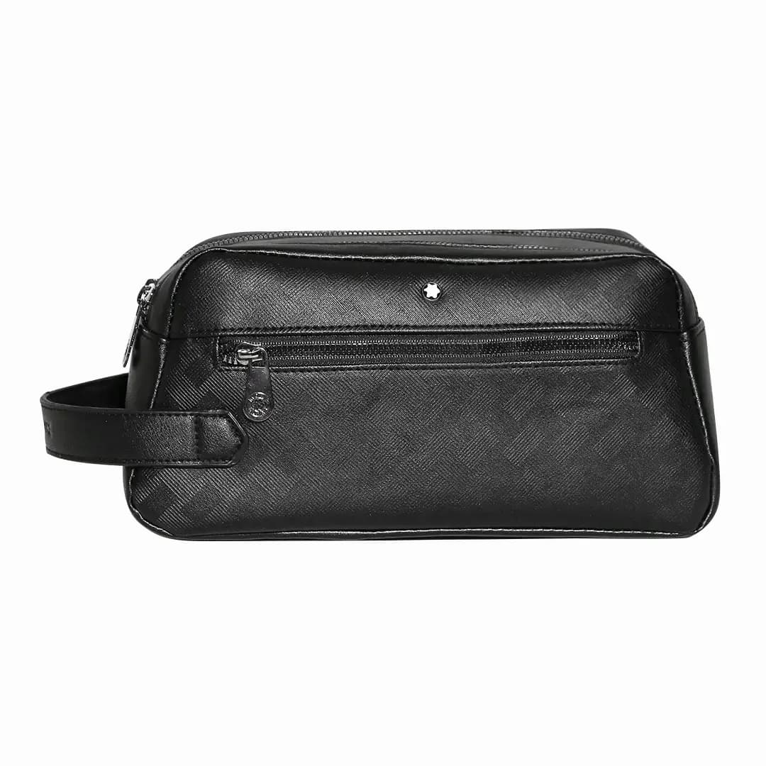کیف دستی چرمی دو زیپ Mont Blanc مدل MB30447-Plus — تصویر ۳